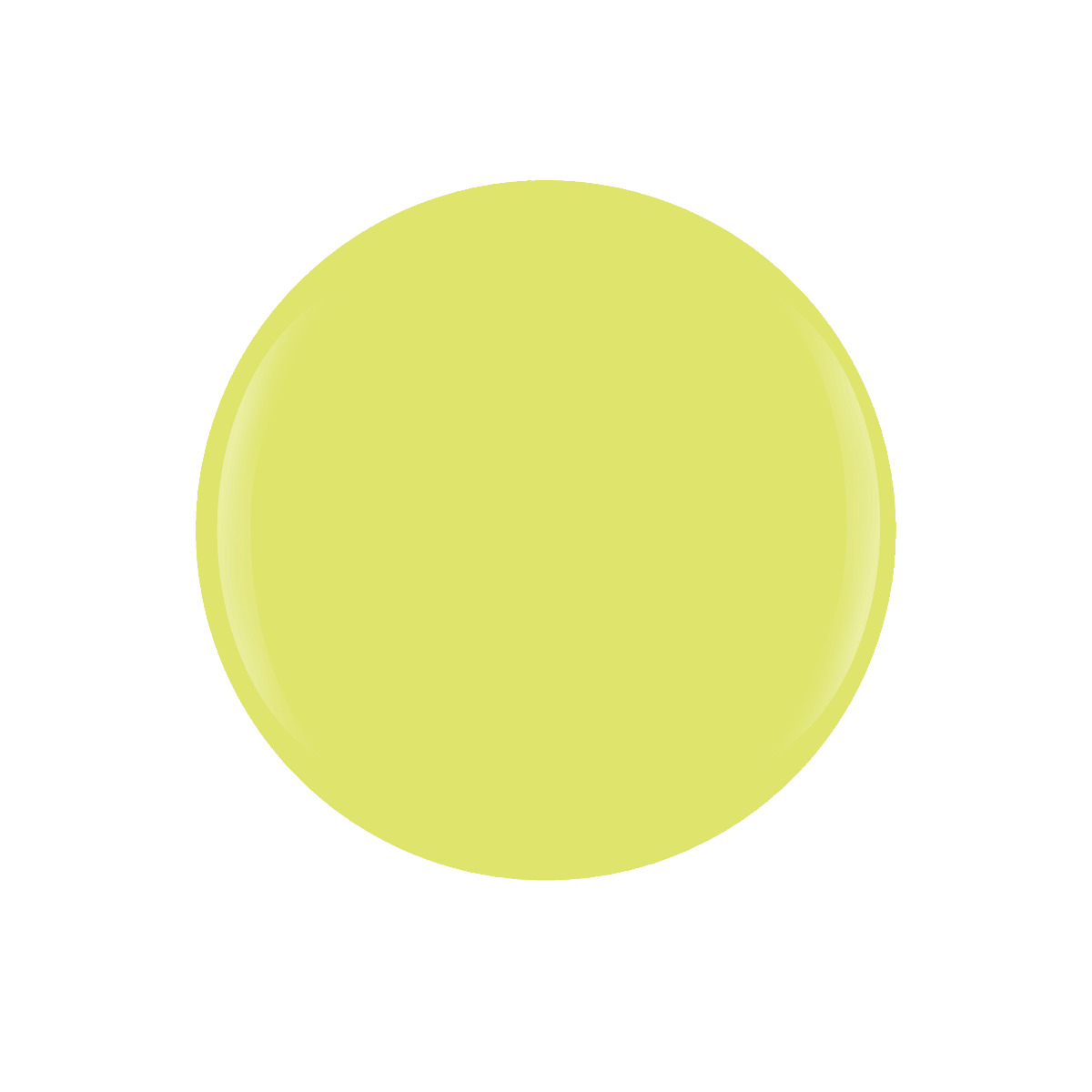 Gel Nail Art - Bright Yellow